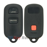 Keyless Entry Remote Shell 3 button for Toyota Yaris Tundra Scion xB 2001-2008 PN 89742-20200 89742-0C020 89742-42120
