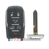 FCC OHT-4882056 Smart key shell 6 button for 2019 2020 Dodge Ram 1500 PN 68291692AD