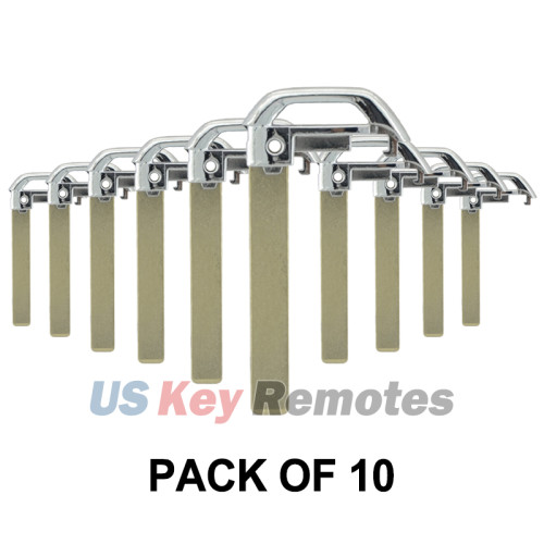 (Pack of 10) P/N 81999-J7020 81996-S9000 Emergency Key Blade for 2019 2020 Kia Forte Soul
