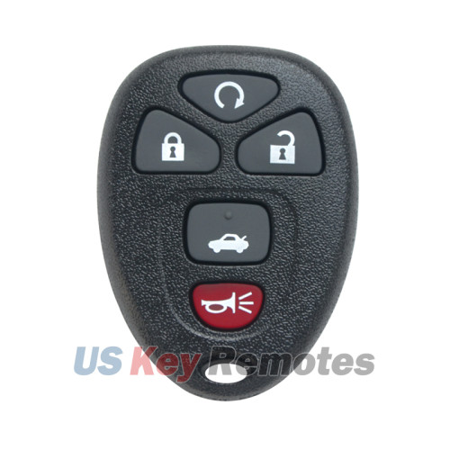 FCC KOBGT04A Keyless Entry Remote Shell 5 button for GM Pontiac G5 G6 Solstice Saturn Aura Sky 2004-2012