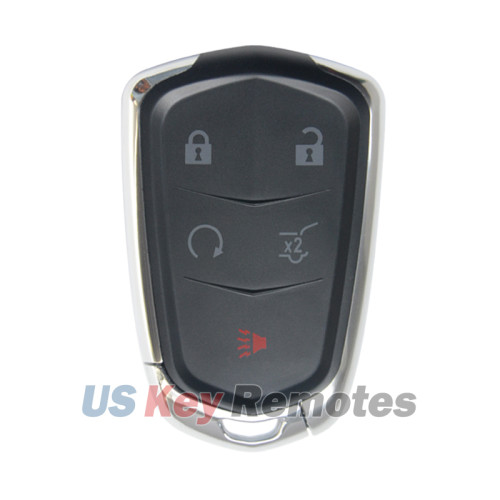 FCC HYQ2EB smart key shell 5 button for Cadillac XT5 XTS 2017-2019