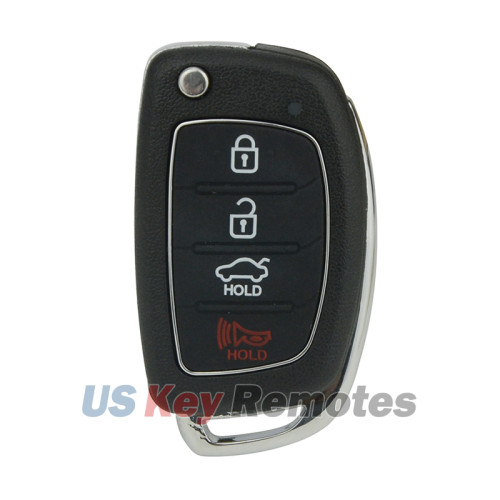 FCC TQ8-RKE-4F16 Flip key shell 4 button for Hyundai Sonata 2014 2015