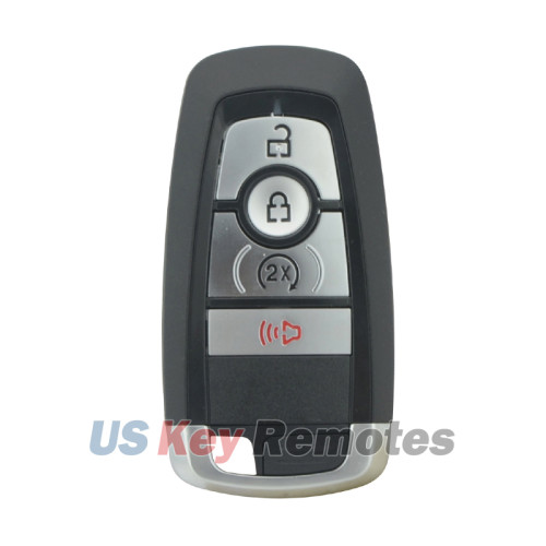 FCC M3N-A2C93142300 smart key shell 4 button for 2017-2020 Ford Edge Ranger PN 164-R8182
