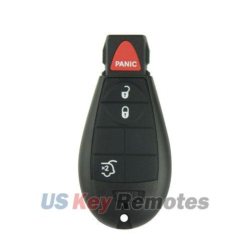 FCC IYZ-C01C Fobik key shell 4 button for Chrysler 300 Town & Country Dodge Challenger Journey Durango Jeep Grand Cherokee 2008-2017