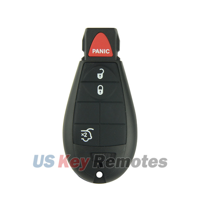 FCC IYZ-C01C Fobik key shell 4 button for Chrysler 300 Town & Country Dodge Challenger Journey Durango Jeep Grand Cherokee 2008-2017