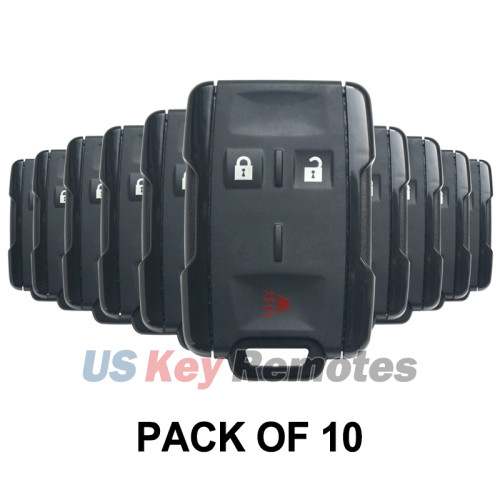 (Pack of 10) FCC M3N-32337100 Keyless Entry Remote Shell 3 button for 2016 Chevrolet Colorado