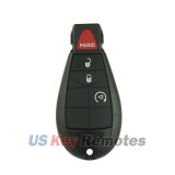 FCC M3N5WY783X Fobik key shell 4 button for Chrysler Town & Country 300 Dodge Challenger Charger Journey Durango RAM Jeep 2008-2012