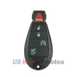 FCC M3N5WY783X Fobik key shell 5 button for Chrysler Town & Country 300 Dodge Challenger Charger Journey Durango RAM Jeep 2008-2012