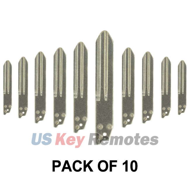 (Pack of 10) Remote head key blade NSN14 for Nissan VERSA CUBE JUKE ROGUE SENTRA