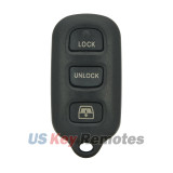 FCC HYQ1512Y HYQ1512P HYQ12BBX HYQ12BAN Keyless Entry Remote Shell 4 button for Toyota 4Runner Sequoia 2001-2009