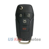FCC N5F-A08TAA flip key shell 4 button for Ford Fusion 2013-2016