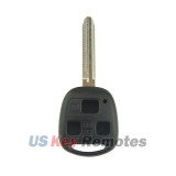 Remote head key shell 3 button TOY43 for Toyota Land Cruiser FJ Cruiser Prado 2004-2009