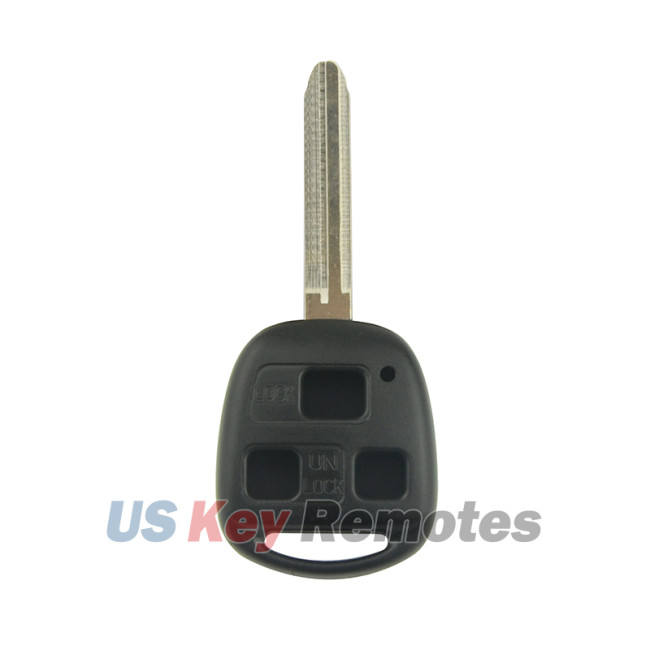 Remote head key shell 3 button TOY43 for Toyota Land Cruiser FJ Cruiser Prado 2004-2009