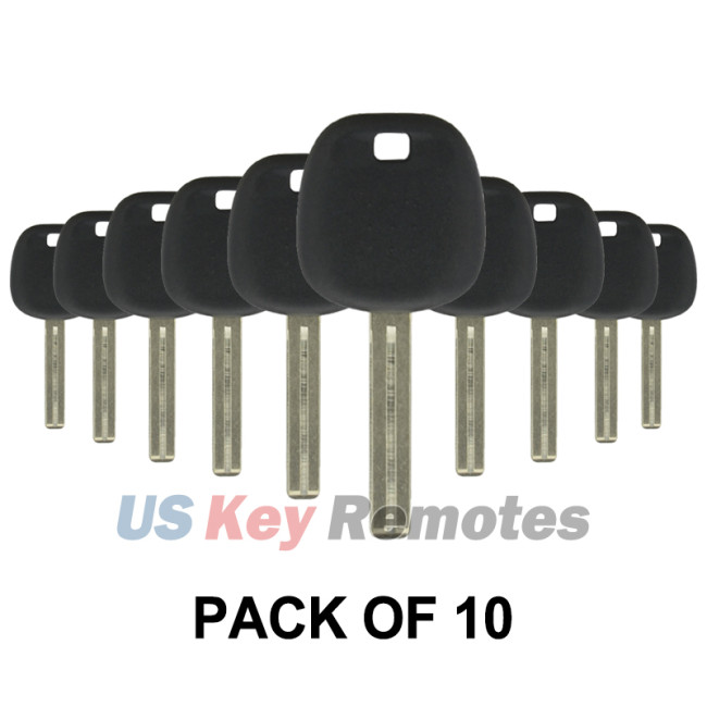 (Pack of 10) PN 89785-50030 Transponder Key TOY48 short 4C chip for Lexus 1998-2005