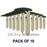 (Pack of 10) Emergency key blade H75 FO38 for FCC M3N5WY8609 Ford Explorer EdgeTaurus 2011-2014 PN 164-R8041