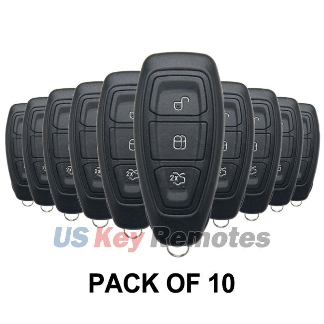 (Pack of 10) Smart key shell 3 button for Ford Kuga Fiesta Focus