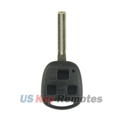 Remote head key shell 3 button TOY48 long for Lexus GX470 RX350 SC430 2006-2009