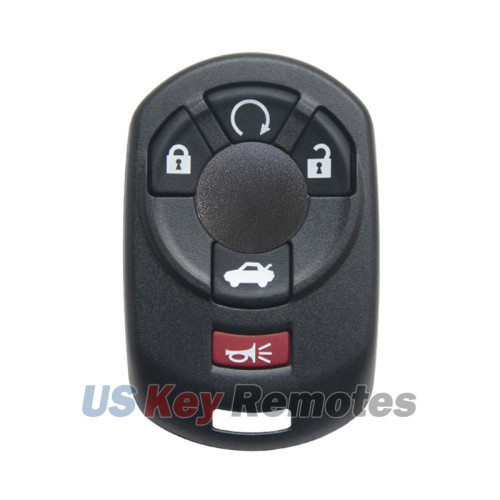 FCC M3N65981403 Keyless Entry Remote Shell 5 button for Cadillac STS 2005-2007 PN 15212382