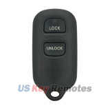 Keyless Entry Remote Shell 3 button for Toyota Yaris Tundra Scion xB 2001-2008 PN 89742-20200 89742-0C020 89742-42120