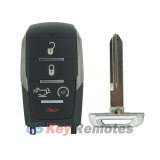 FCC OHT-4882056 Smart key shell 5 button for 2019 2020 Dodge Ram 1500 PN 68291691AD
