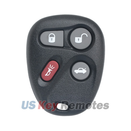 Keyless Entry Remote Shell 4 button for Buick Cadillac Chevrolet Pontiac GMC