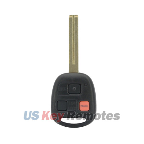 FCC HYQ1512V Remote head key 3 button 315Mhz 4D68 chip TOY48 long for Lexus LX470 2001 2002 PN 89785-50031