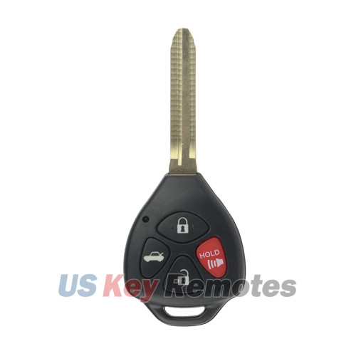 FCC HYQ12BBY Remote head key 4 button 314.4Mhz no chip TOY43 for Toyota Camry Corolla 2006-2011 PN 89070-06232 89070-06231