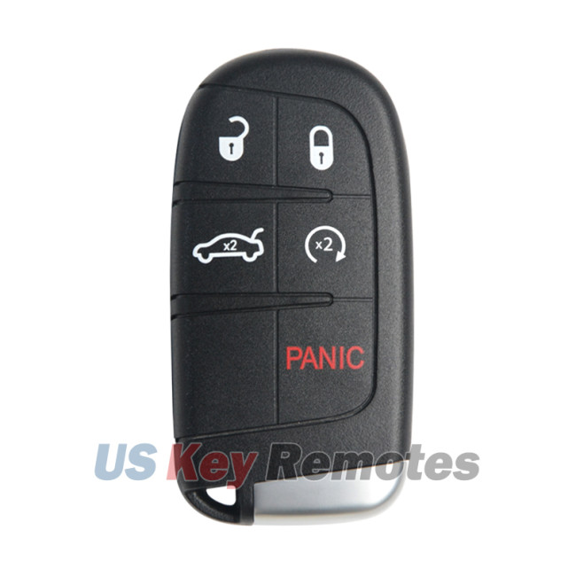 FCC M3N-40821302 Smart key shell 5 button SIP22 blade for Jeep Renegade 2015 2016