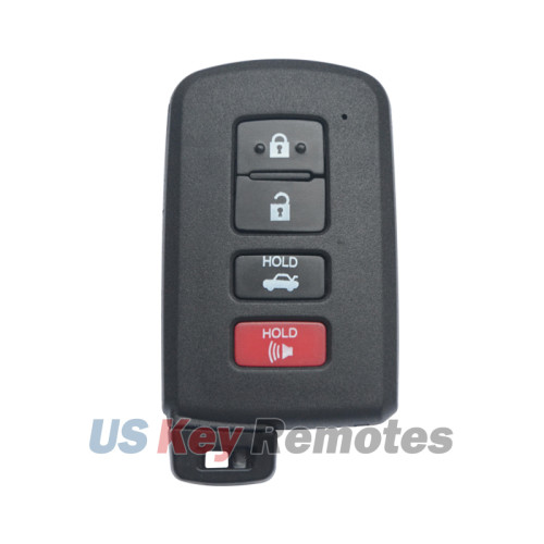 FCC HYQ14FBA Smart key shell 4 button for Toyota Camry Avalon P/N 89904-06140