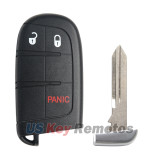 FCC M3N-40821302 Smart key shell 3 button for Dodge Charger Challenger Journey Chrysler 300 PN 68066350AE