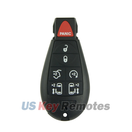 FCC IYZ-C01C Fobik key 7 button 434Mhz for Chrysler Town & Country Dodge Grand Caravan Mini Van 2008-2014