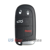 FCC M3N-40821302 Smart key shell 4 button SIP22 blade for Jeep Renegade 2015 2016