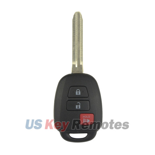 FCC HYQ12BDP Remote head key 3 button 314.4Mhz no chip for Toyota Scion XB 2013-2015 PN 89070-12590