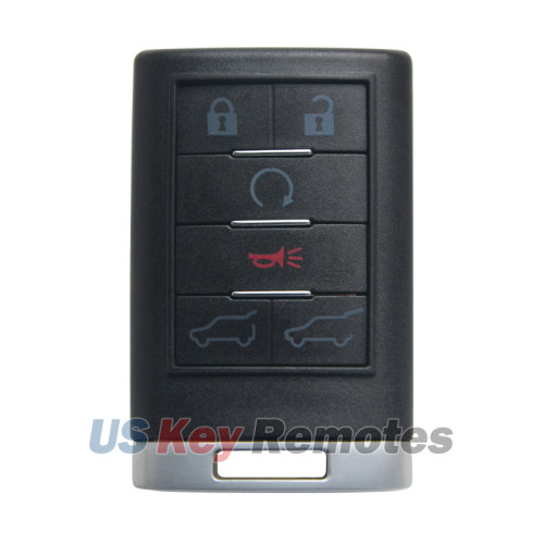 FCC OUC6000223 / OUC6000066 Keyless Entry Remote 6 button 315mhz for Cadillac Escalade 2008-2014