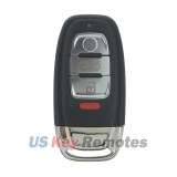 FCC IYZFBSB802 Keyless Smart Key 4 Button 315Mhz for 2009-2016 Audi A4 A5 A6 A7 A8 Q5 PN 8T0959754G (with Comfort Access)