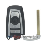 FCC YGOHUF5767 Smart Key 4 button 434Mhz HITAG-PRO ID49-PCF7953P chip for 2010-2017 BMW F series CAS4+/FEM 4008C-HUF5767