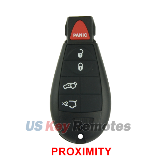 PN 68051665 FCC IYZ-C01C Keyless Go Fobik Key 5 button 434Mhz for 2009-2013 Jeep Grand Cherokee Dodge Durango