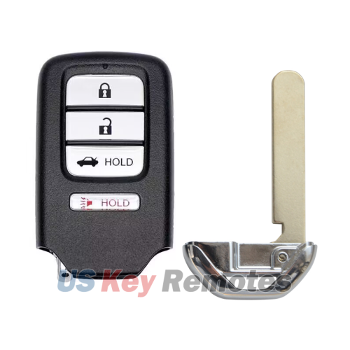 FCC CWTWB1G0090 Smart key 4 button 434mhz 4A chip for Honda Accord LX Sport 2018-2021 PN 72147-TVA-A11