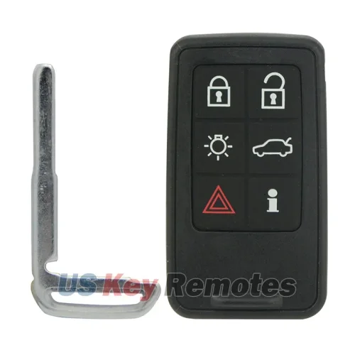 FCC KR55WK49266 Proximity Smart Key 6 Button 902Mhz ID46 PCF7953 Chip for 2007-2018 Volvo V60 V70 XC60 S80 S60 PN 30659502
