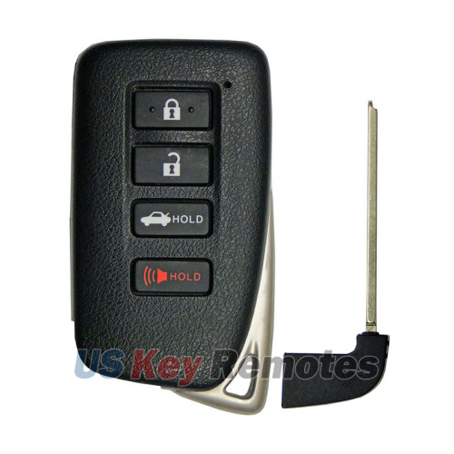 FCC HYQ14FBA Smart Key 315Mhz 4 Button 8A Chip for 2014-2020 Lexus RCF P/N 89904-24100 (Board 2110)