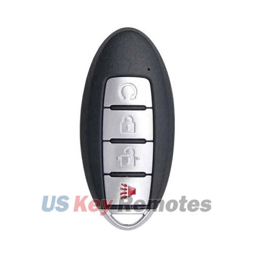S180144904 FCC KR5TXN7 Smart Key 4 Button 433MHz NCF29A1M HITAG AES 4A Chip For 2019-2020 Nissan Pathfinder Titan Murano PN 285E3-9UF5B 285E3-9UF5A