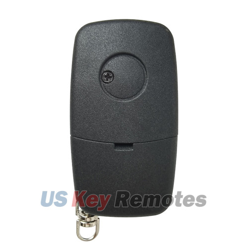 PN 1J0959753F Flip Remote Key 4 Button 315Mhz ID48 Chip for 1998-2002 VW Beetle Golf Jetta Passat Cabrio