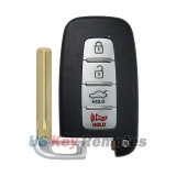 FCC SY5HMFNA04 Smart key shell 4 button for Hyundai Elantra Genesis Sonata Kia Forte Sorento Soul 2009-2017