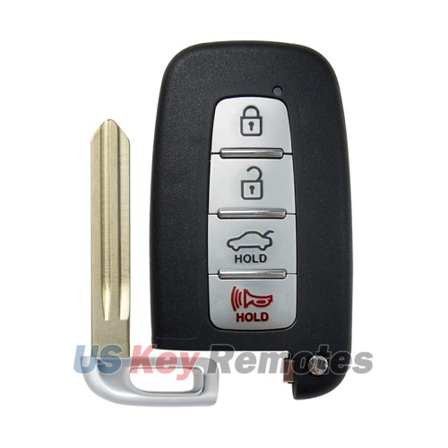 FCC SY5HMFNA04 Smart Key Shell 4 Button For 2009-2014 Hyundai Elantra Genesis Kia Forte Soul / HY15
