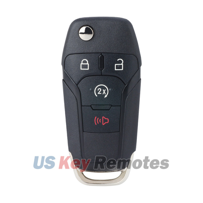FCC N5F-A08TDA Flip remote key 4 button 902mhz ID49 chip for 2015-2021 Ford F-Series Raptor Ranger PN 164-R8134