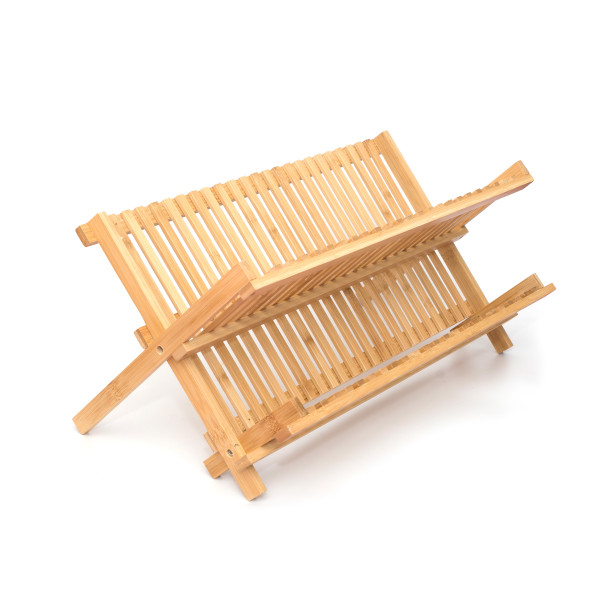 Bamboo Foldable Dish Rack