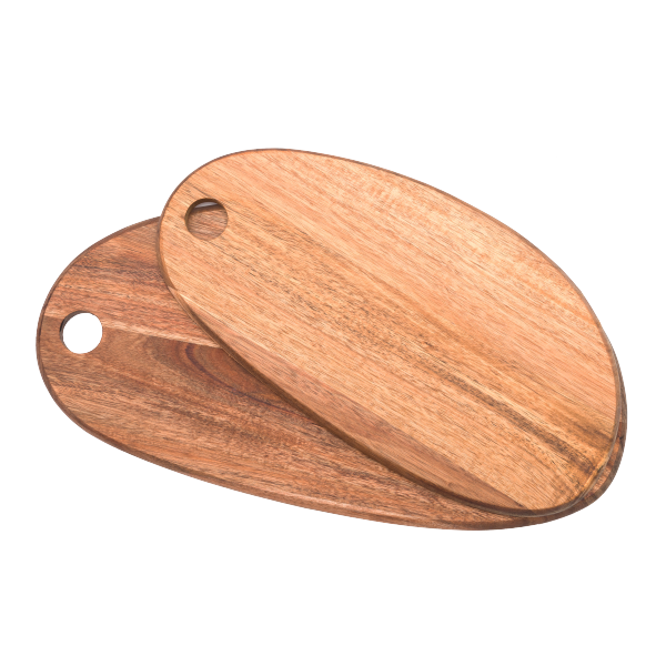 Cutting board set of 2pcs Brown