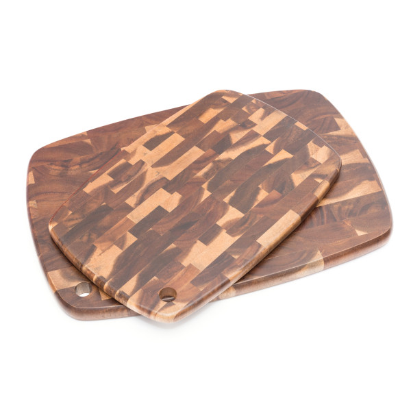 Cutting board set of 2pcs Brown