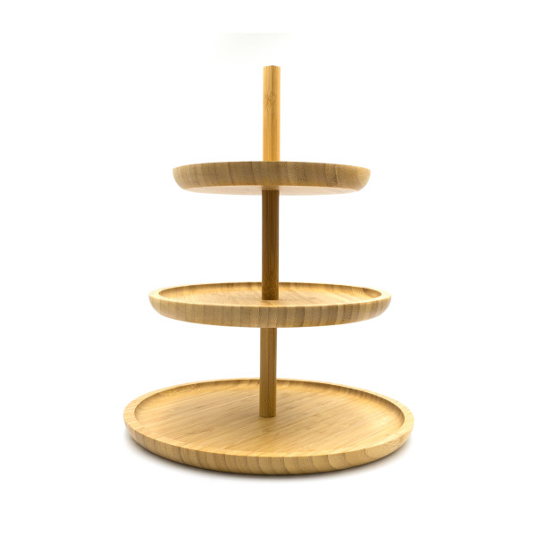 Bamboo Cake Stand 3-Tier