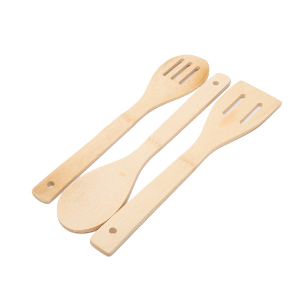 3-Piece Bamboo Kitchen Tools Set